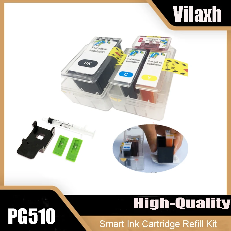 

Vilaxh PG510 CL511 PG 510XL CL 511XL PG-510 Ink Cartridges for Canon PIXMA IP2700 MP230 MP240 MP250 MP260 MP270 MP280