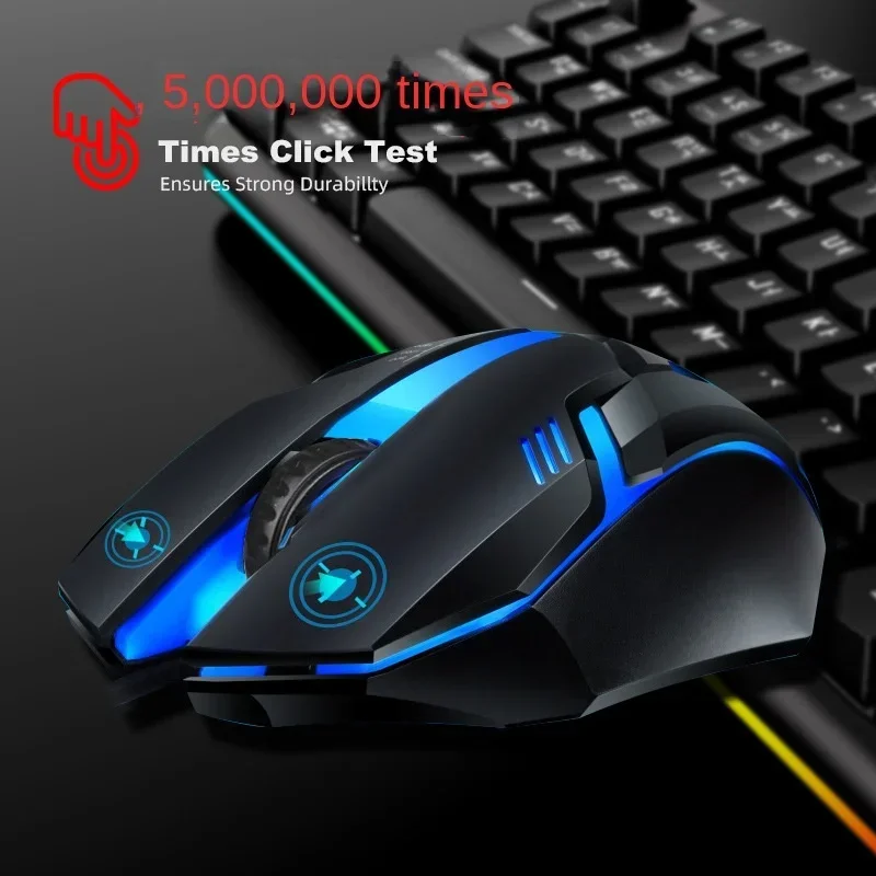 New S1 USB 3 Keys Wired Mouse 1000 DPI RGB Optical Mouse Artificial Body Design Gaming Computer Mouse  PC Notebook Gaming