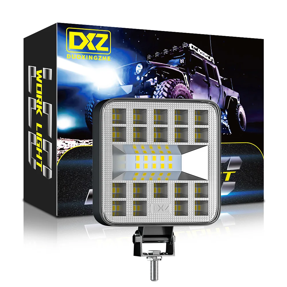 

Automotive LED Work Light Square 3" 29LED 87W Flood Assist Lamp Retrofit Headlight Driving Light