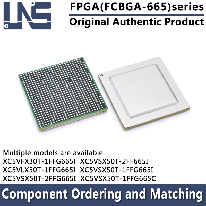 1pcs XC5VSX50T-2FF665I XC5VSX50T-1FFG665C XC5VSX50T-1FFG665I XC5VSX50T-2FFG665I FCBGA-665 27x27 FPGA