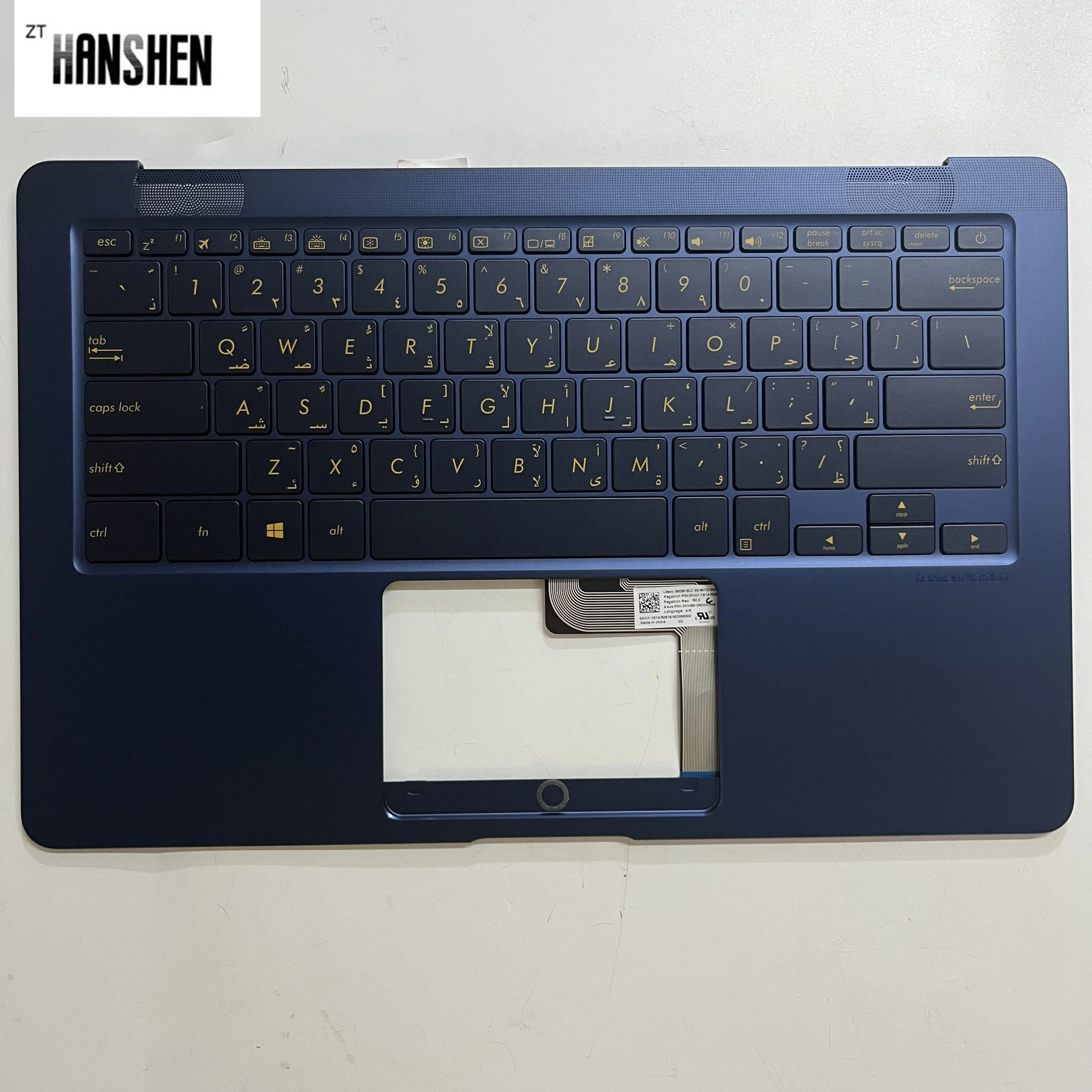 Imagem -01 - Hanshen-c Capa para Laptop Asus ar br gr it la Reino Unido Zenbook Deluxe Ux490 Ux490u Ux490ua hanshen c capa para laptop asus ar br gr it la reino unido zenbook deluxe ux490 ux490u ux490ua 01