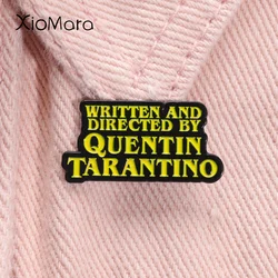 Quentin Tarantino Revenge Movie Enamel Pin Film Peripheral Products Brooch Awesome Present Lapel Backpack Badge For Fans Friends