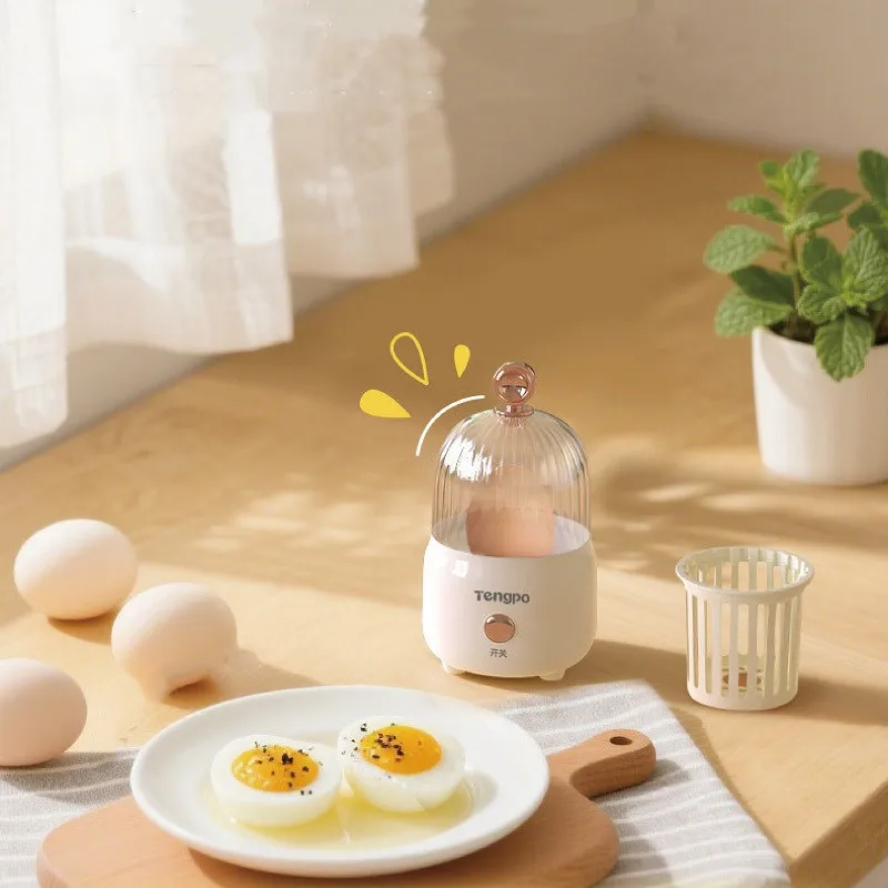 다기능 계란 밥솥 100W 저전력 기숙사 미니 아침 식사 기계 홈 자동 전원 끄기 전기 스티머 주방 도구