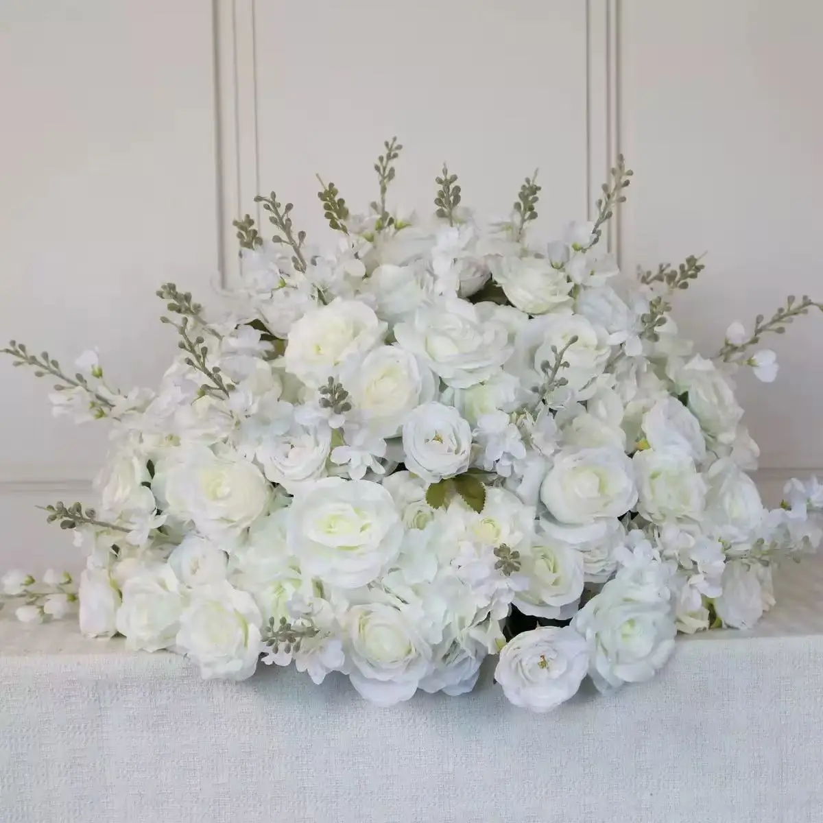 FSDKX  Fresh Spring Larkspur Silk Floral Arrangement Wedding Banquet Decor