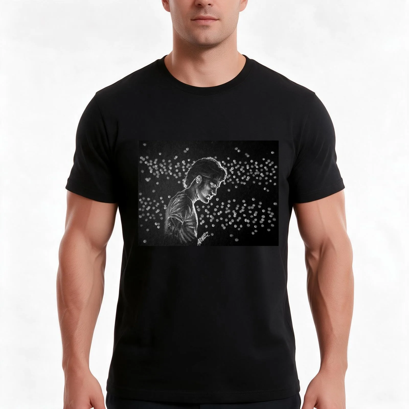 Zayn on stage T-Shirt, Summer Casual Cotton Tee, Oversized Streetwear Tops, Vintage Graphic Print, Loose Fit Short Sleeve
