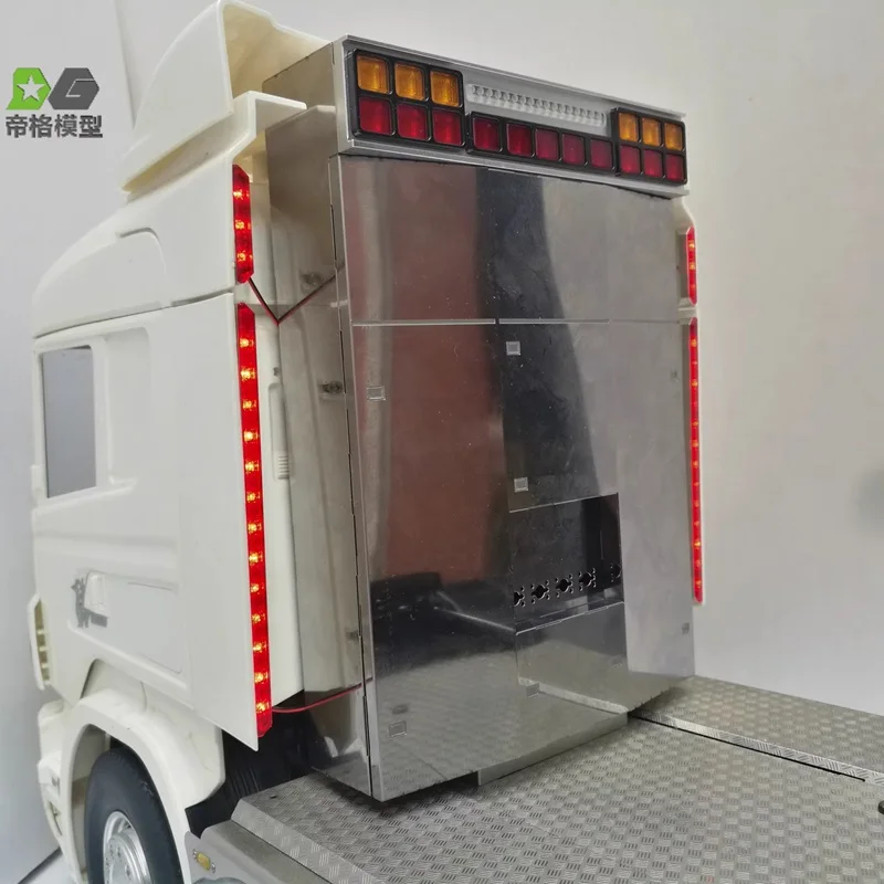 56323 luces laterales traseras de cabina luz LED de flanco para 1/14 Tamiya RC camión remolque volquete para Scania R620 R470 R730 piezas de mejora DIY