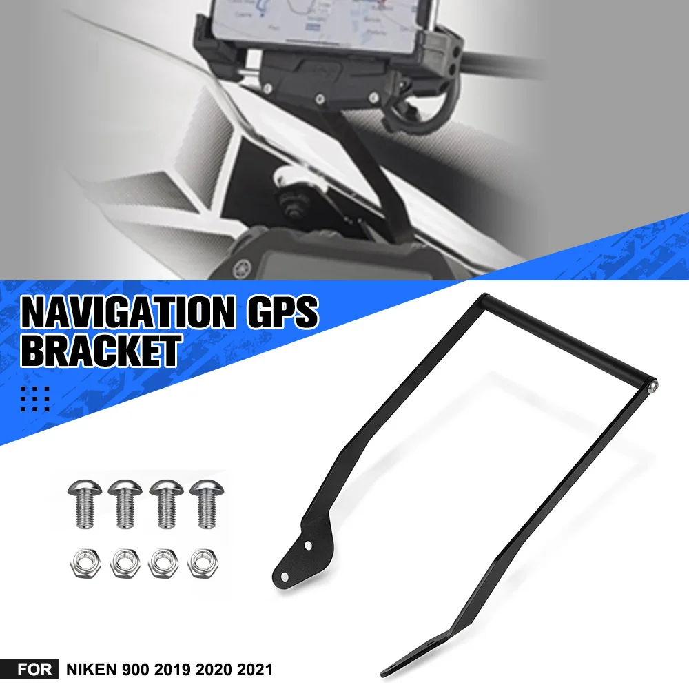 

For YAMAHA NIKEN 900 2019 2020 2021 Mobile Phone GPS Navigation Handle Bar Extension Bracke Sat Nav Mounting Holder Niken900