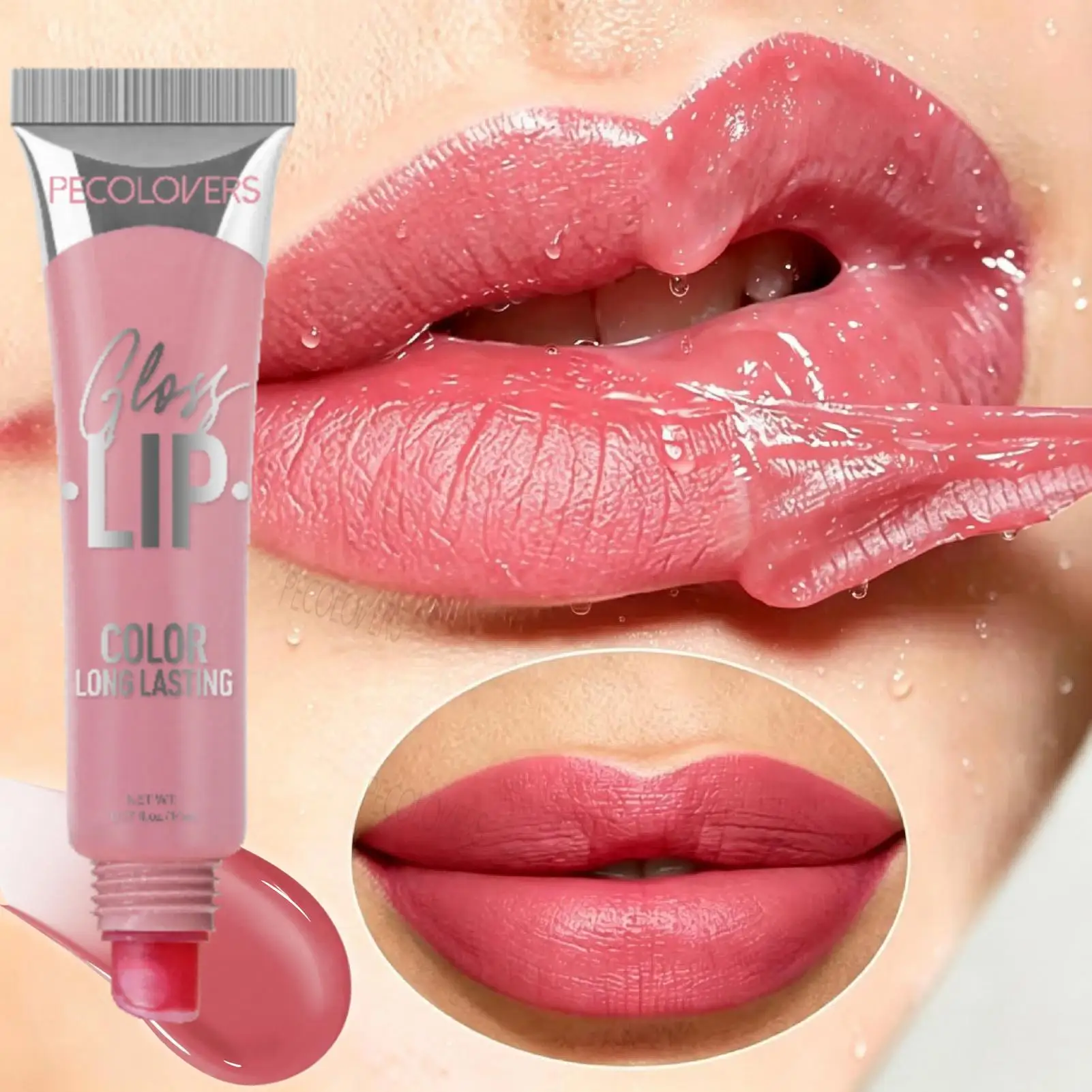 1PC Peel-Off Matte Lip Gloss, Long-Lasting, Non-Transfer, Waterproof And Sweatproof Velvet Lip Tint Lipstick