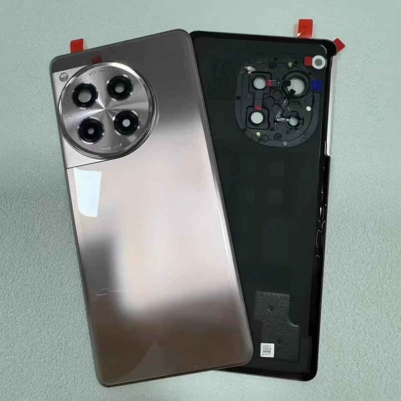 Glass Back Door Lid for OnePlus 12R Battery Cover Rear Housing Shell Panel Case with Camera Lens Adhesive Sticker