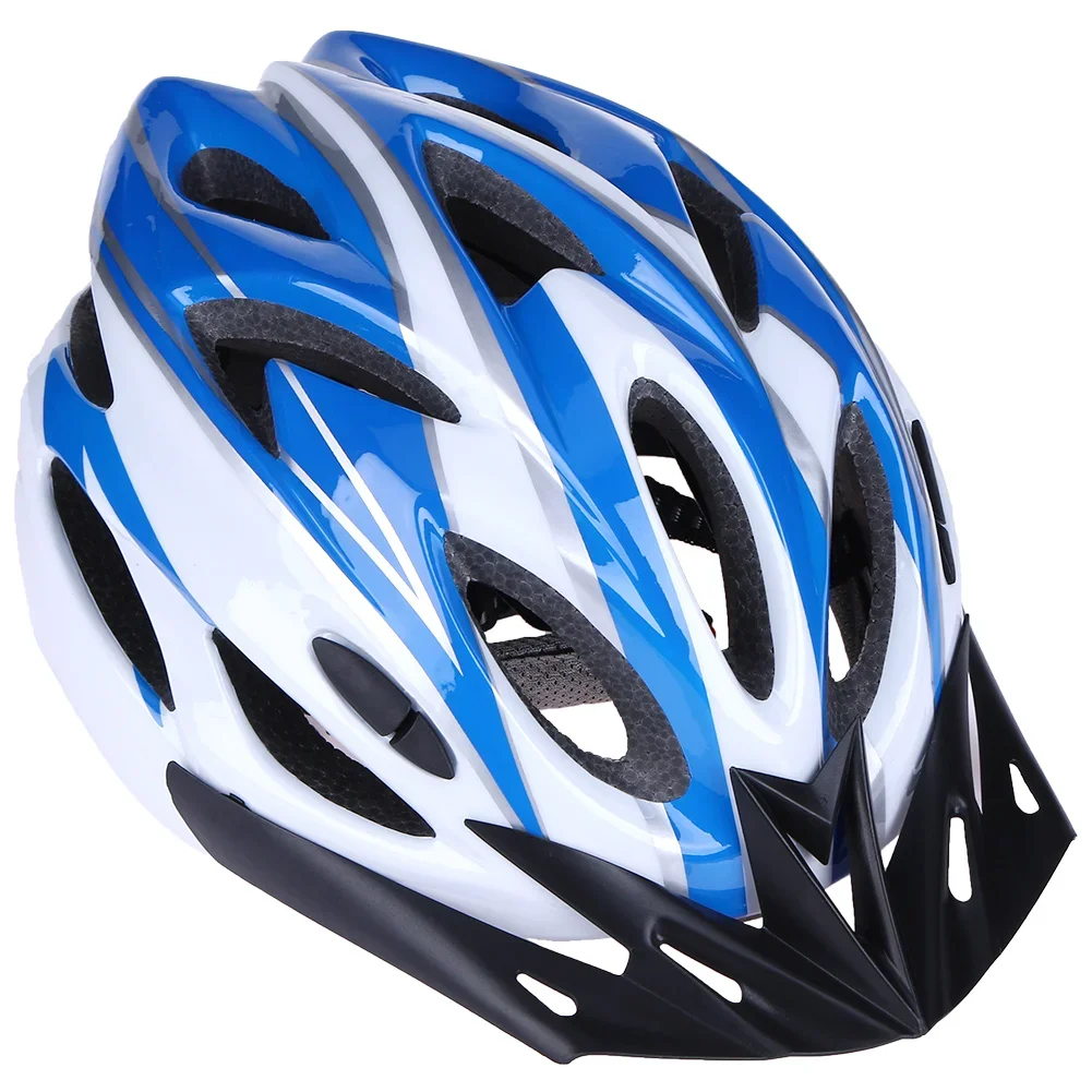 Casco da bicicletta leggero Hollow ventilato Comfort fodera casco da ciclismo casco regolabile per uomo adulto donna equitazione sicurezza