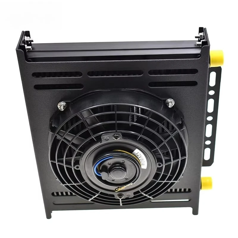 Universal Engine Oil Cooler Fan Kit for Car Modification AN10 Interface 13/15/25/30 Row+7