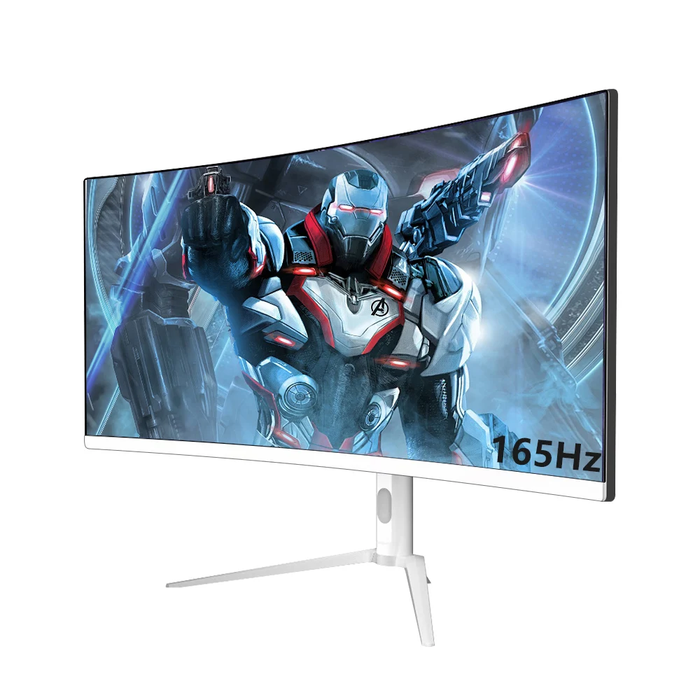 4K 165Hz Curved 34 Inch Gaming Monitor with 1MS Response Time HVA LED LCD 3C Certificate Fast Delivery
