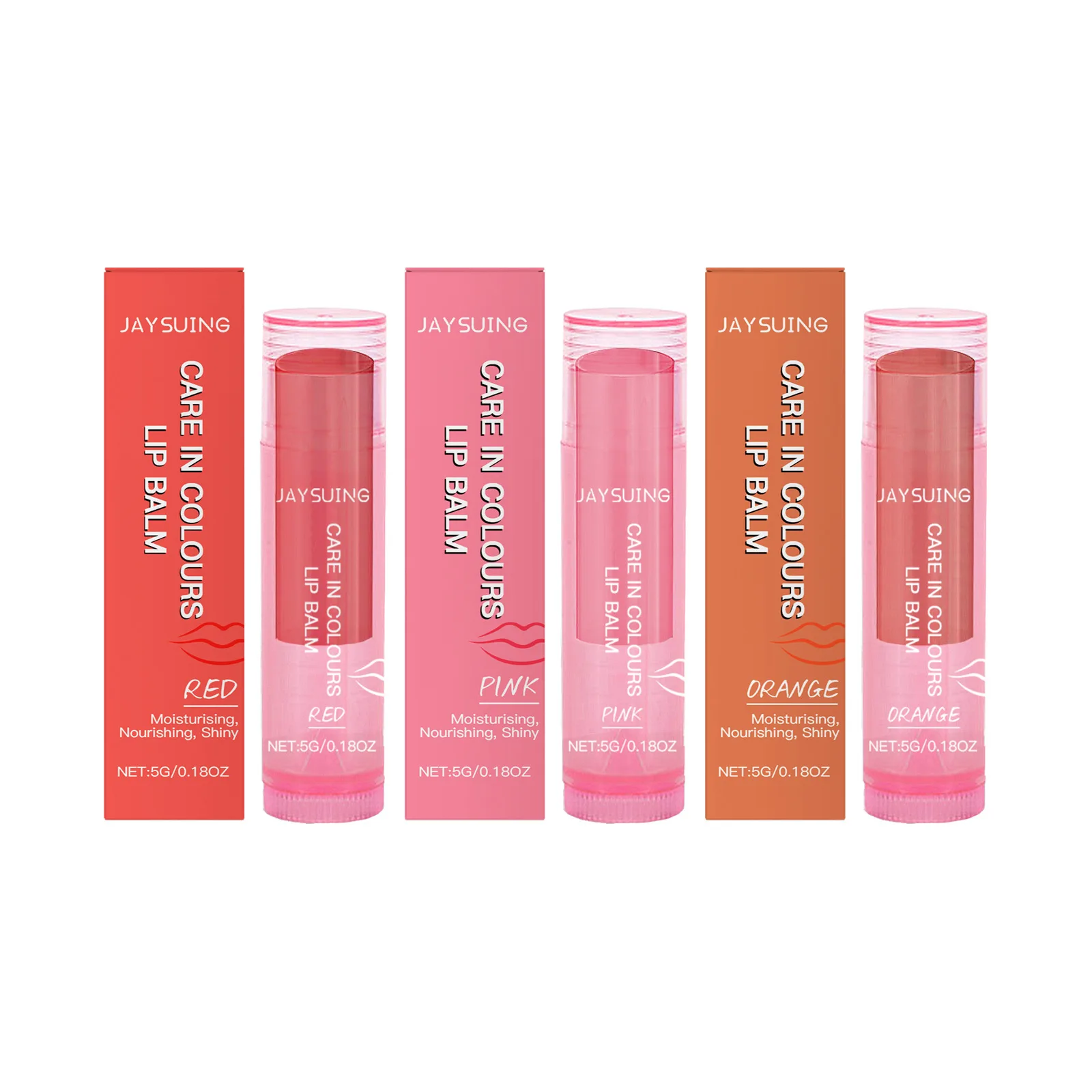 Colored Moisturizing Lip Balm Lipstick Lip Lines Removal Long Lasting Hydrating Nourishing Repair Anti-Cracking Lip Care Makeup