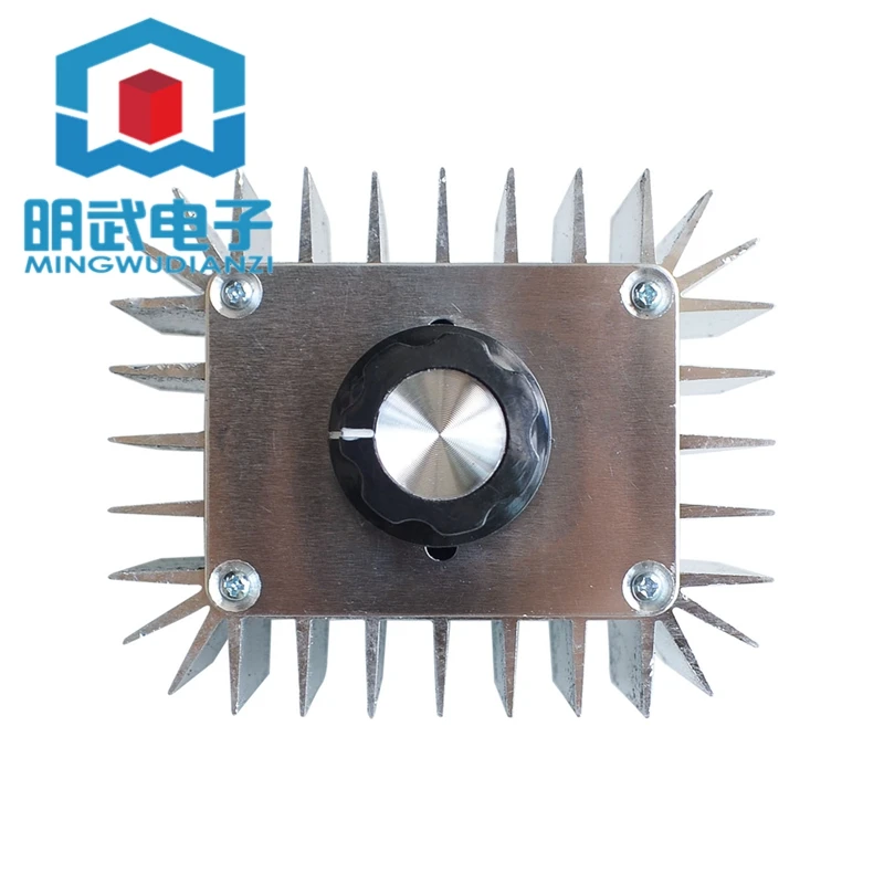 High-power Electronic Voltage Regulator 5000W 220V With Shell Thyristor Voltage Regulator Temperature Regulation Dimming