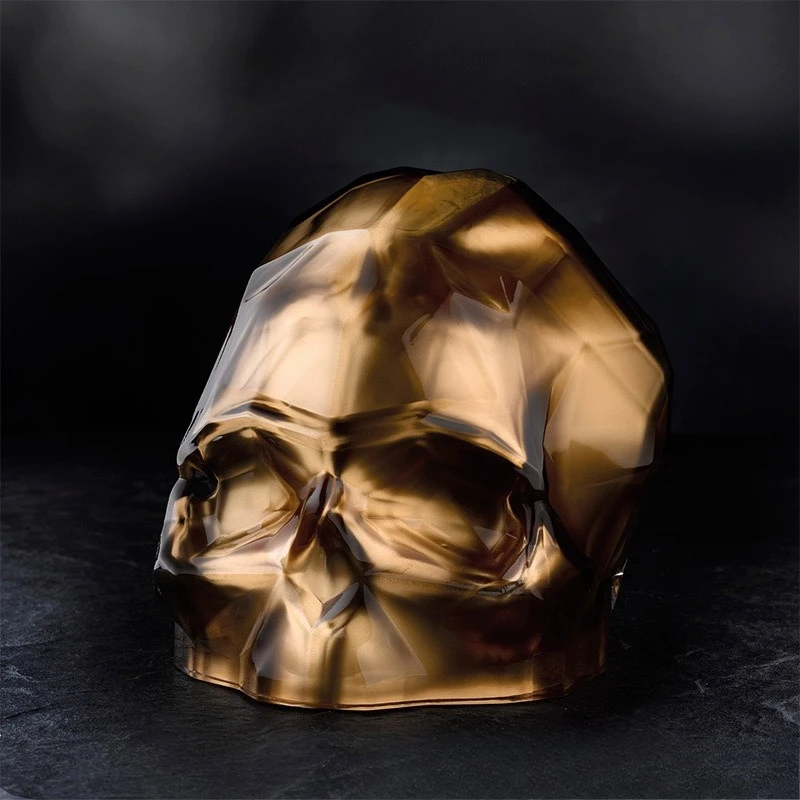 Punk Rock Crystal Craft Skull Skull Decorative Ornament Halloween