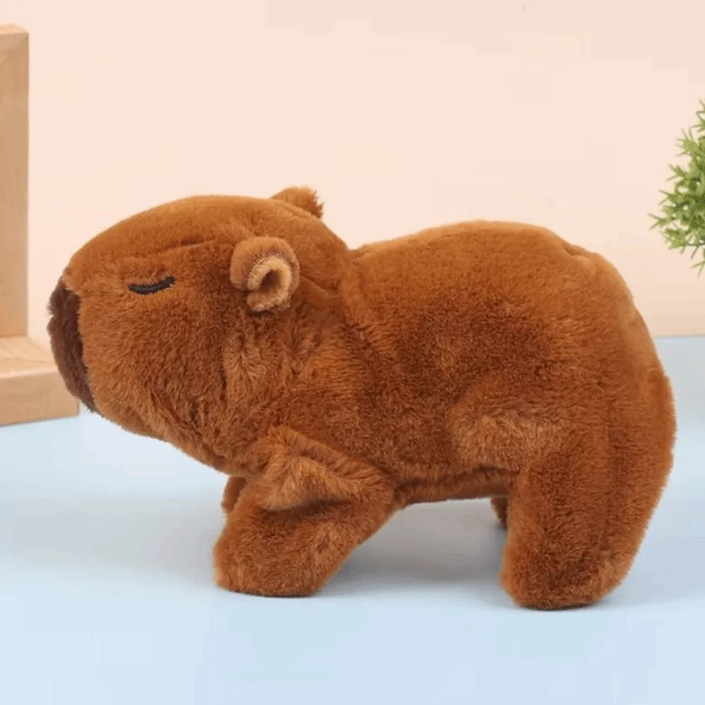 

Walk Squeak Electronic Plush Capybara Toy Electric Dog Glowing Light Running Singing Capybara Cute Lovely Capybara Action Figure