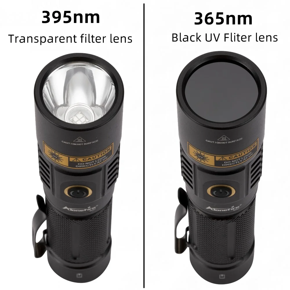 Linterna UV luz negra recargable USB para curado y marcaje - imagen 2