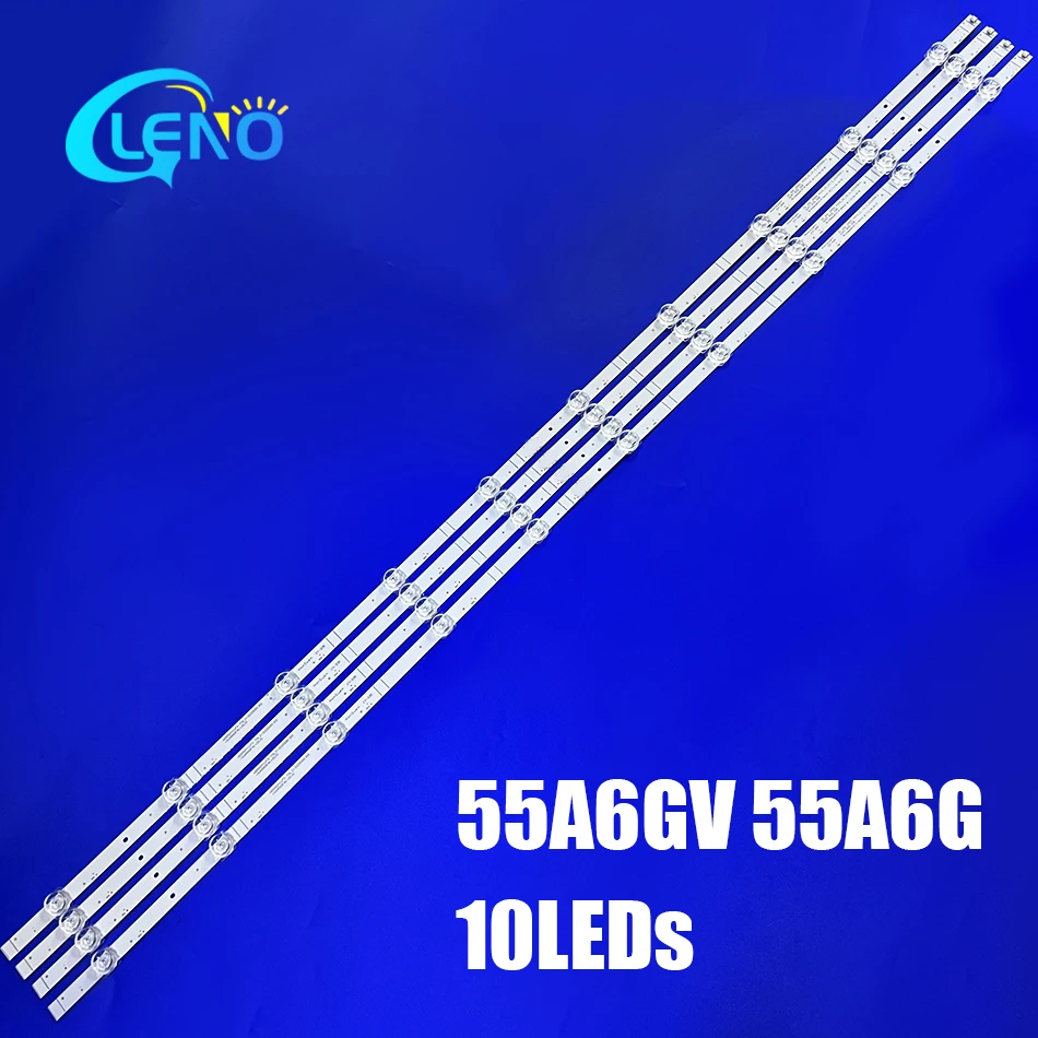 LED Backlight strip 10LED For Hisense 55B7101UW 55A6EG 55S65GV 55R62G 55A68G 55R63G 55A6GTUK