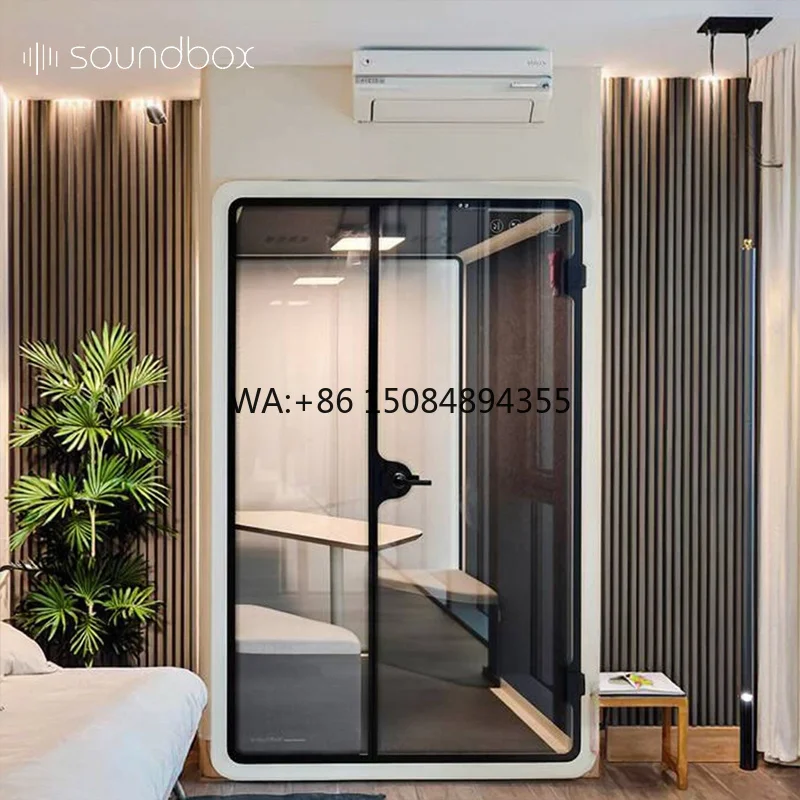 Soundbox Office Private Silent Chatting Sofa Commercial Chatting Area Morden Soundproof Meeting Pods Negotiate