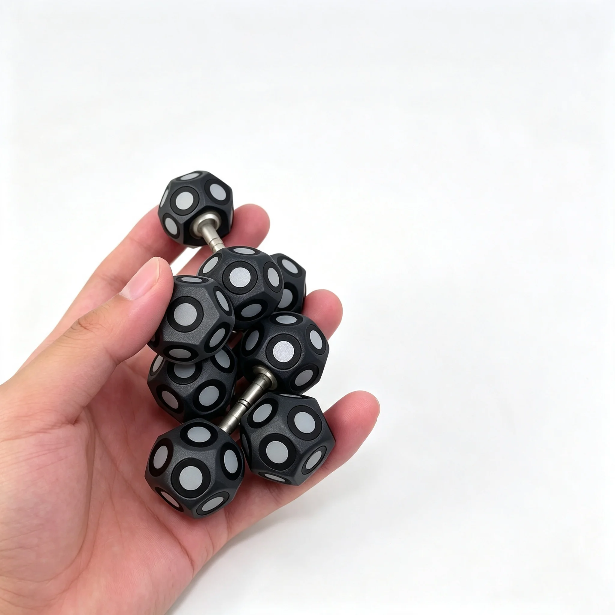 3D Scanning of Spherical Multi-sided Shapes with 3D Scanners, Marking Points, Handheld High-reflective Markers, Target Points,