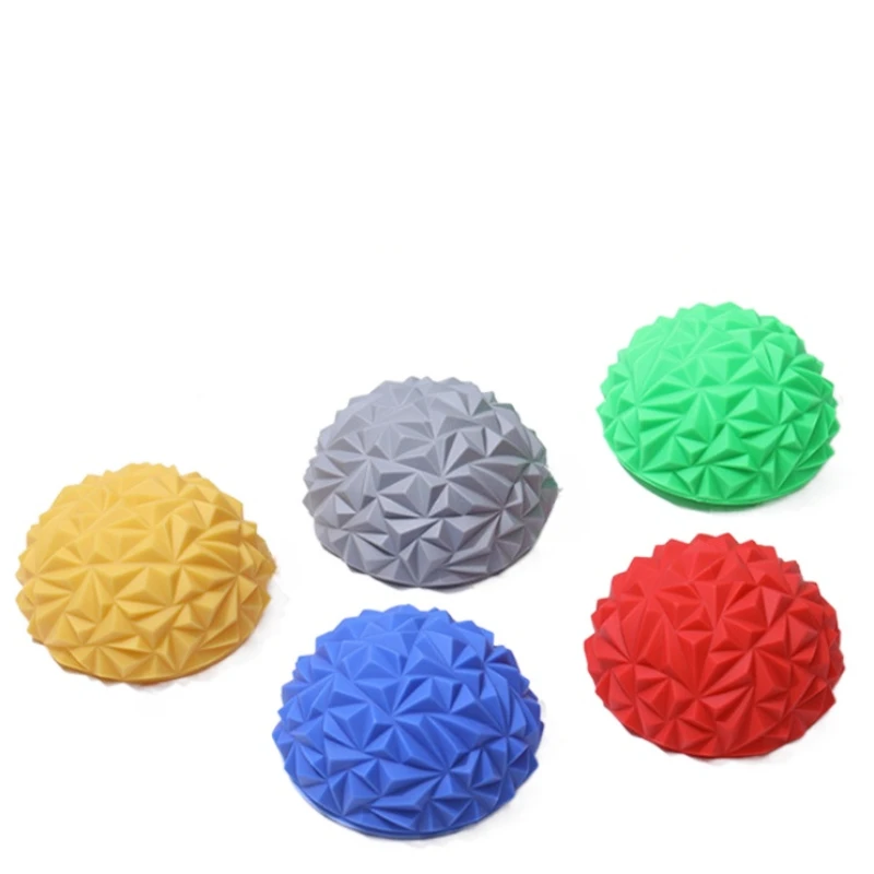 

Half round ball yoga wave speed ball children's sensory training Durian ball Pineapple ball tactile massage Hedgehog ball PVC