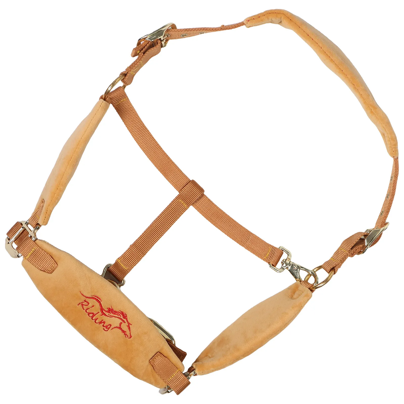 adjustable-horse-halter-and-rope-breakaway-equestrian-training-supplies-for-riding-ranch-shows