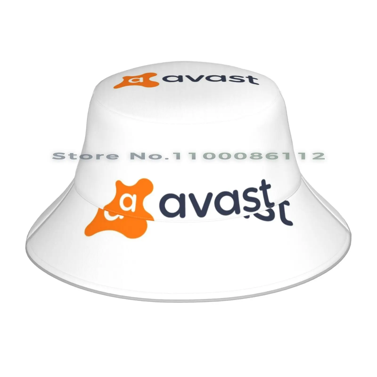 Avast Bucket Hat Sun Cap Angular Software Company Computer Pc Electronic Internet Avast Dobrável Outdoor Fisherman Hat