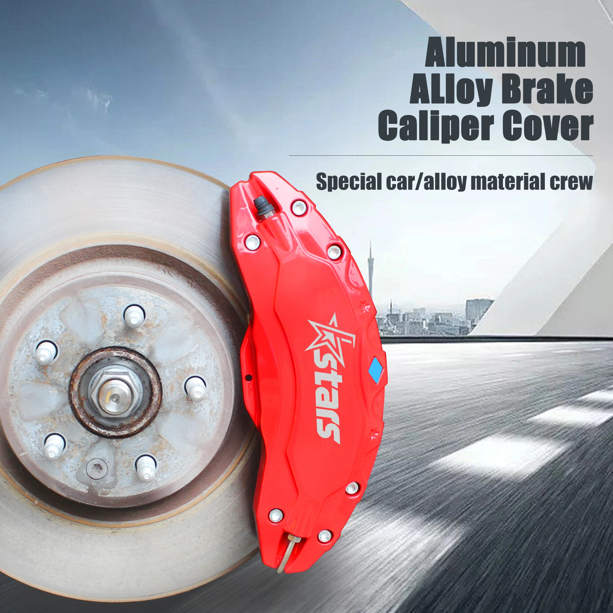 Fit For Tesla Model S Model X Caliper Covers Aluminum Alloy 19 20 Inch Wheel Hub 2019-2021 Set Of 4, 12 Colors