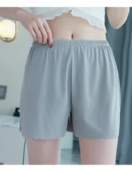 Ice injSexy-Pantalon de sécurité d'été pour femmes, short respirant, culotte sans couture sous-jupe, boxer court féminin