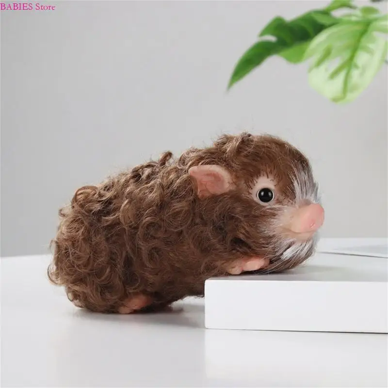 

C9GB Life Like Wild Pig Squeeze Piggy Toy Realistic Piggy for Office Desk Decors Reborns Animal Children Raise Pet Toy