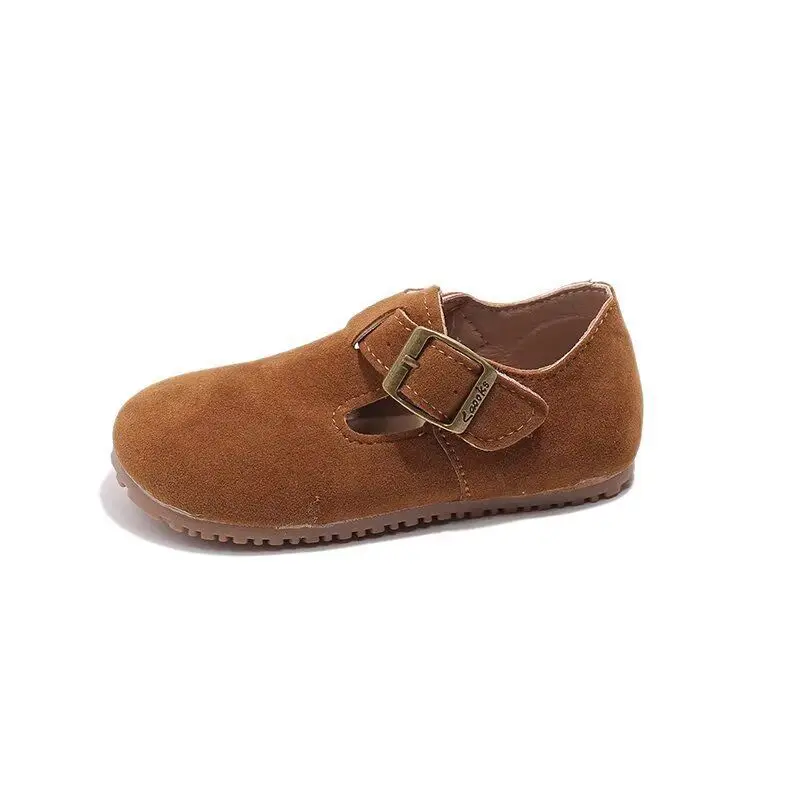

Retro Girl Shoe Autumn Kid Leather Shoe Suede Light Women Shoe Comfort Girl Leather Shoes Allmatch Kid Shoes Zapatillas De Mujer