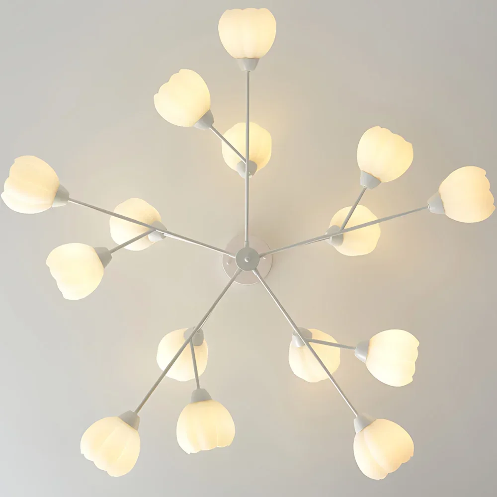 Cream Style Warm Chandelier, Lâmpadas LED Designer, Luminárias Pendant, Sala de estar, Sala de jantar, Quarto, Decoração de casa, Moda