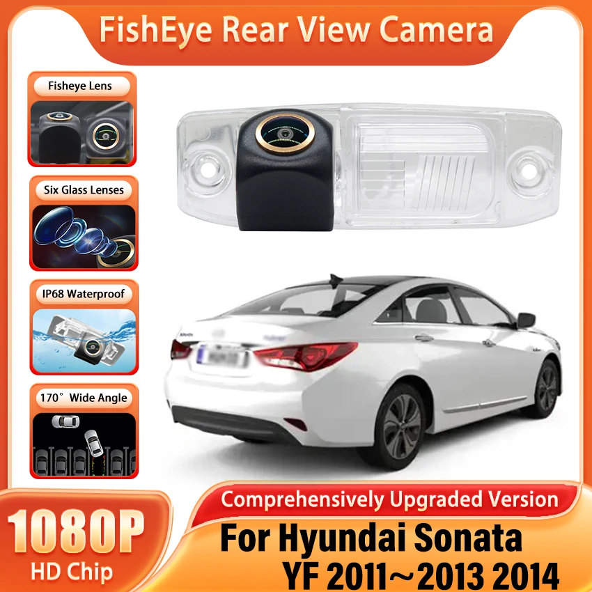 HD CCD 170Degree 1080X720P Rear View Camera For Hyundai Sonata YF 2011 2012 2013 2014 Reverse Parking Video Monitor Night Vision