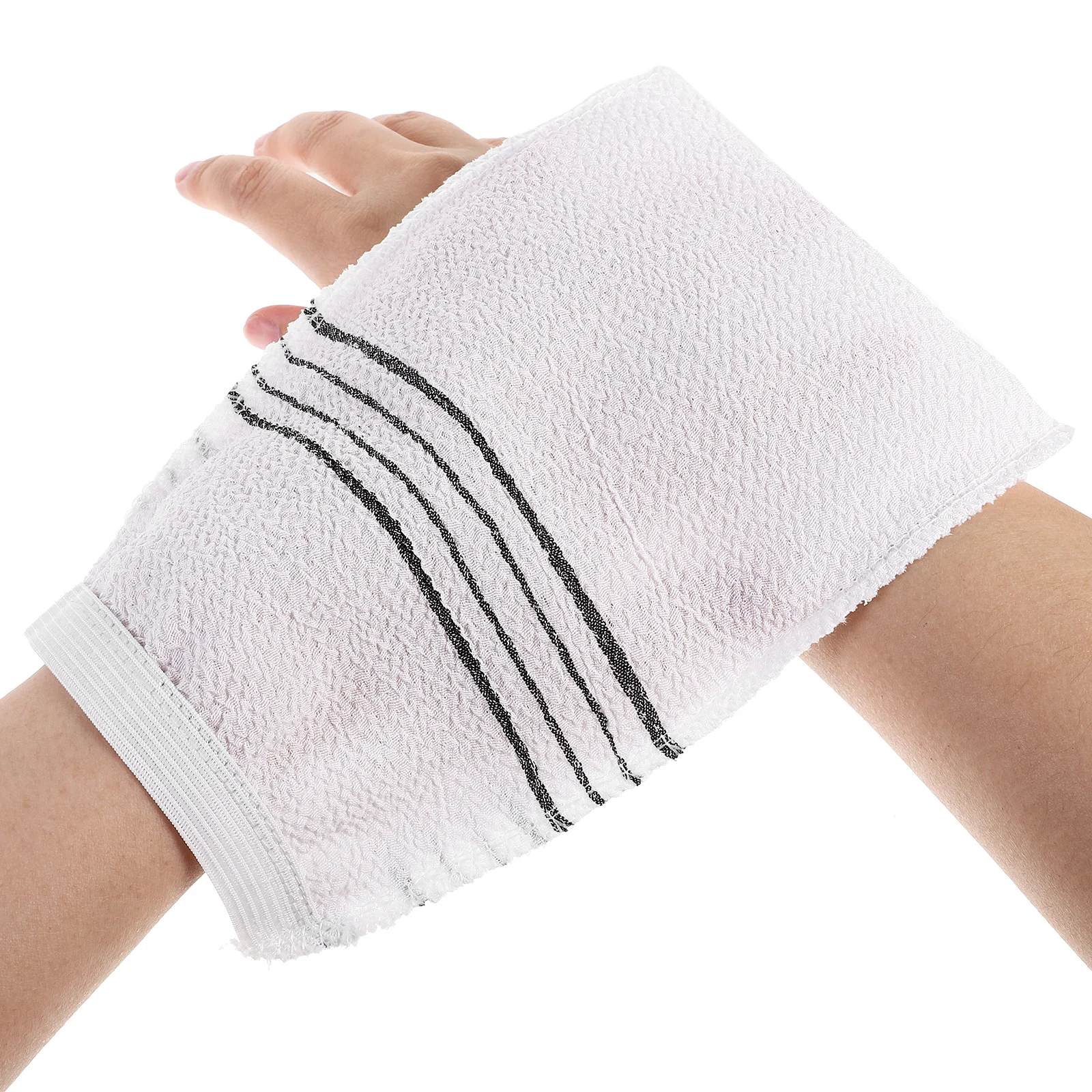 20 قطعة قفازات الاستحمام القابل للتصرف مزدوجة الوجهين التقشير منظف الجسم قفاز للاستحمام تنظيف الجلد إزالة الجلد الميت #5