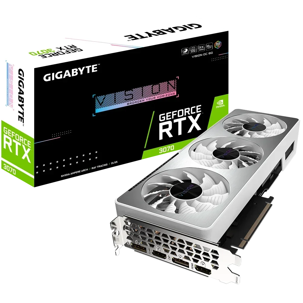 Hot Selling  RTX 3070 VISION OC 8G Original Graphics Card for Desktop computer RTX 3070