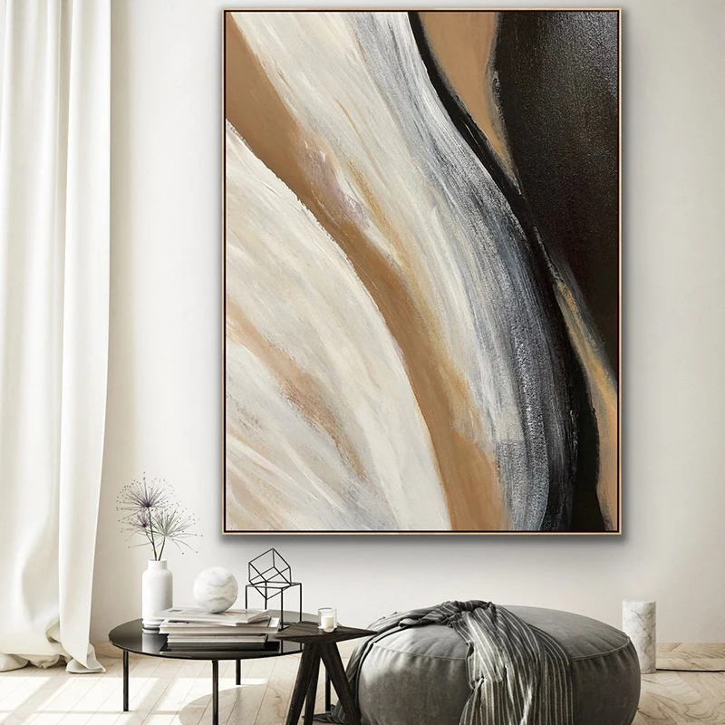 Wall Art Picture 100% Hand Painted Modern Abstract Oil Painting On Canvas For Living Room Home Decor one piece No Frame