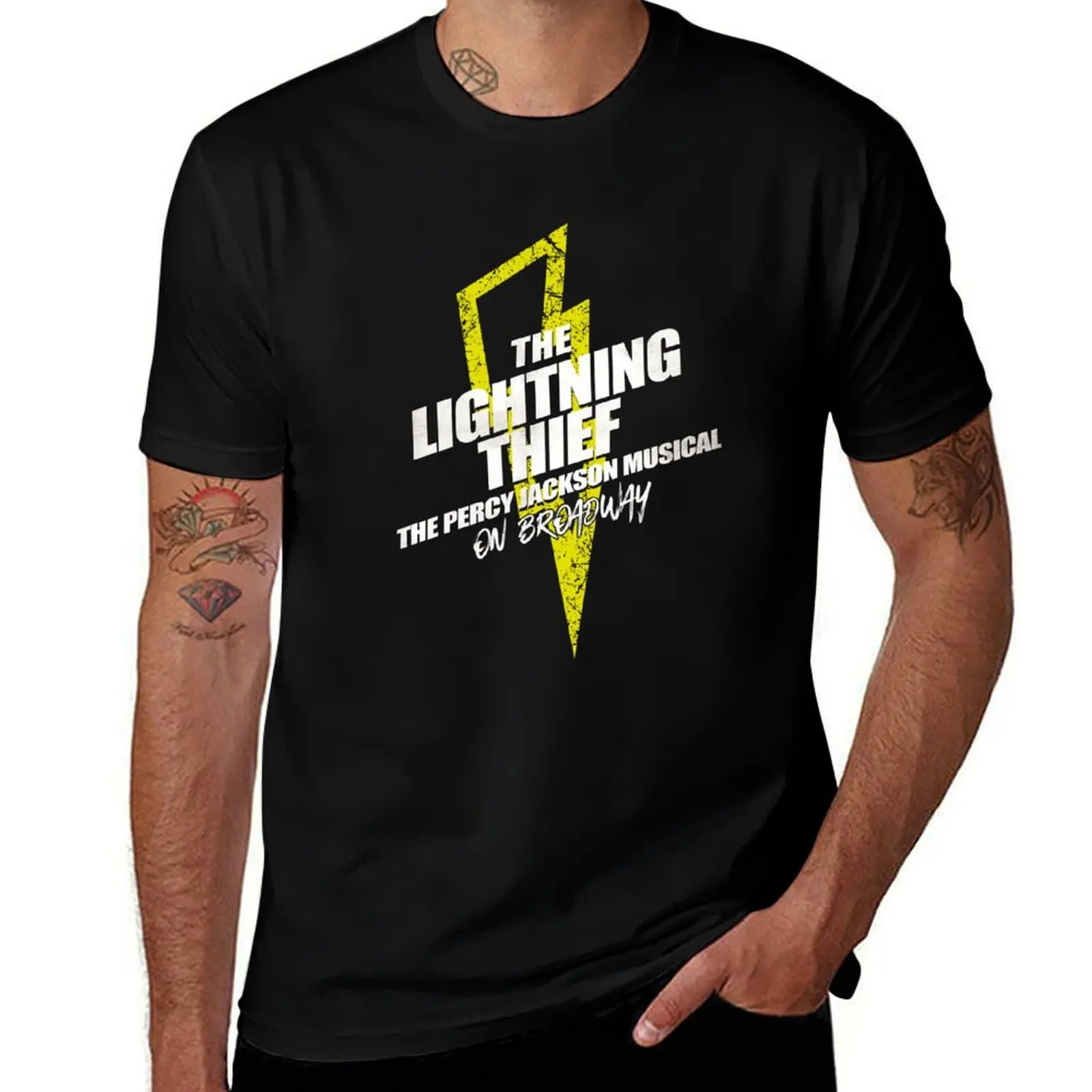 

THE LIGHTNING THIEF Musical on broadway T-Shirt Soft Casual Short Sleeve Cotton Tee