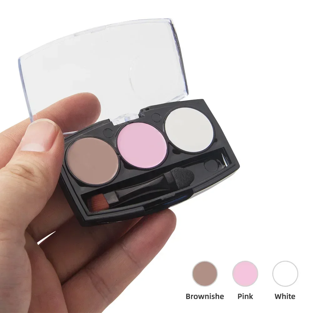 眉毛タトゥーペースト,1ボックス,1パーツ,アートメイク,唇の形,3色