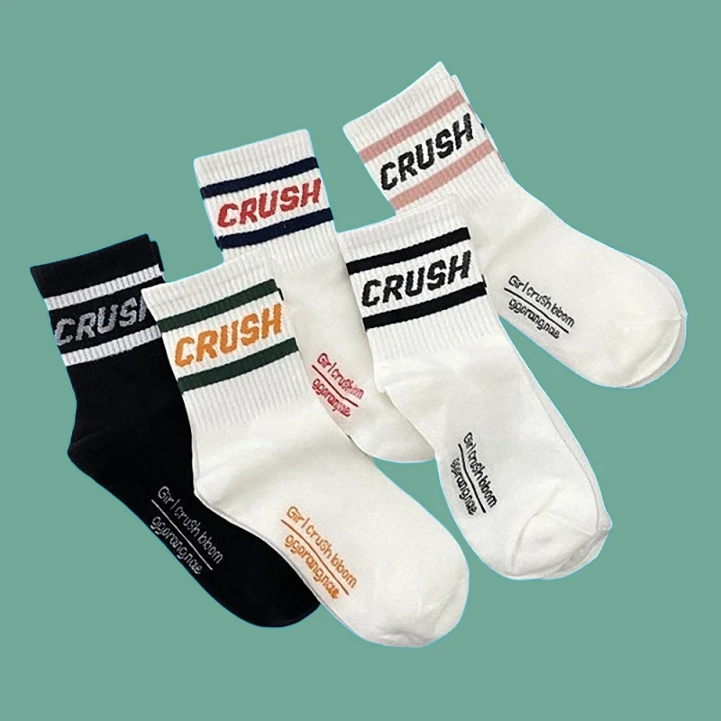 Chaussettes mi-tube en coton pour hommes, dépistolet ant, anti-athlète, course à pied, sport, basket-ball, haute qualité, 5/10 paires