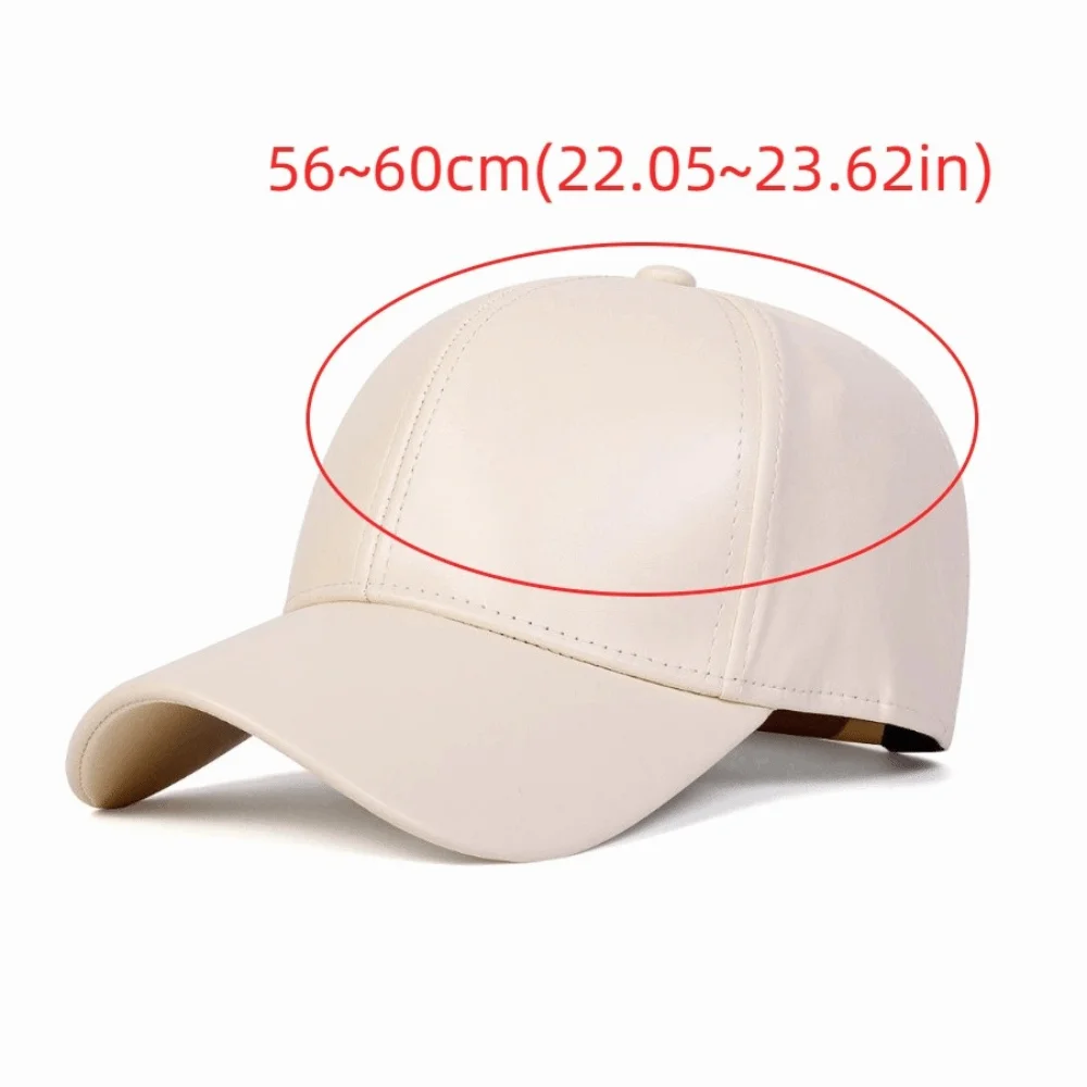 الرجعية الأزياء بو الصلبة قبعة بيسبول أبي قبعة قابل للتعديل قبعة جلدية دافئة قبعات عادية واقية من الشمس قبعة الهيب هوب Snapback قبعة الرجال #5