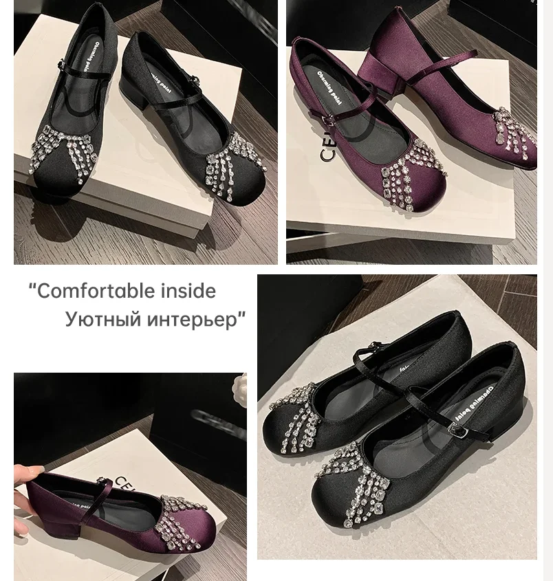 Ods Black Satin Shallow Women - Women Shoes Jeans recension och pris