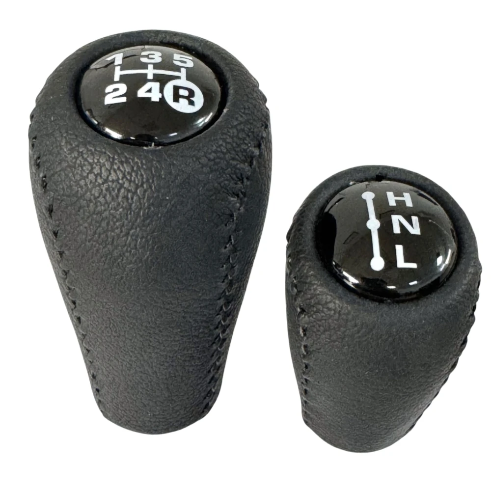 Real Leather For Toyota Prado LC120 Land Cruiser Prado 2003-2009 Car 5 Speed MT Gear Shift Knob Transmission+Transfer Gear Shift