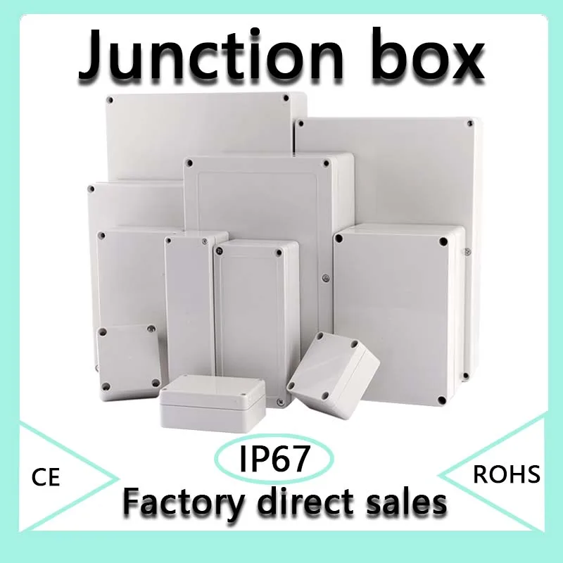 ABS Wire Junction Box Waterproof Electronic Safe Case Plastic Boxes Plastic Organizer IP67 Waterproof Enclosure Box