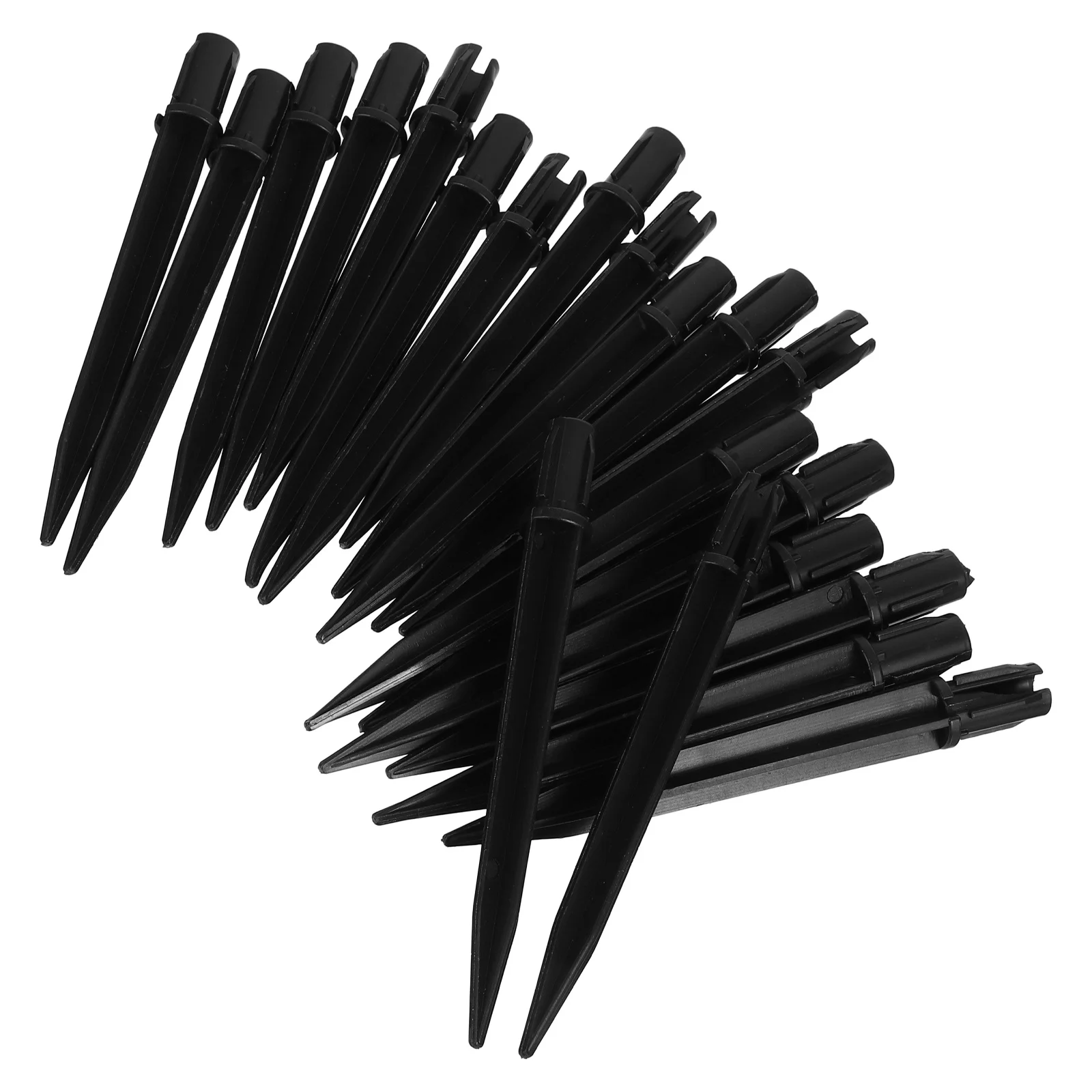 

20Pcs Replacement Ground Stakes for Solar Lights Strong ABS Lawn Lamp Spikes Garden Yard Outdoor Light Mounting Hardware