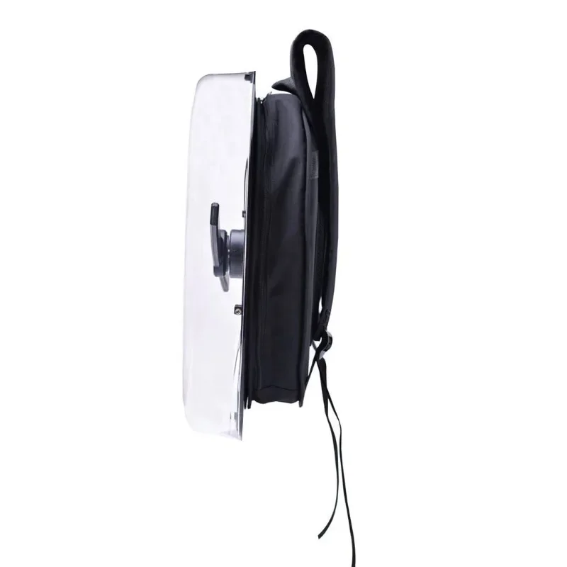 Portable 42cm/50cm/56cm/65cm 3D Hologram Fan Backpack LED Walking Holographic Advertising Display Backpack