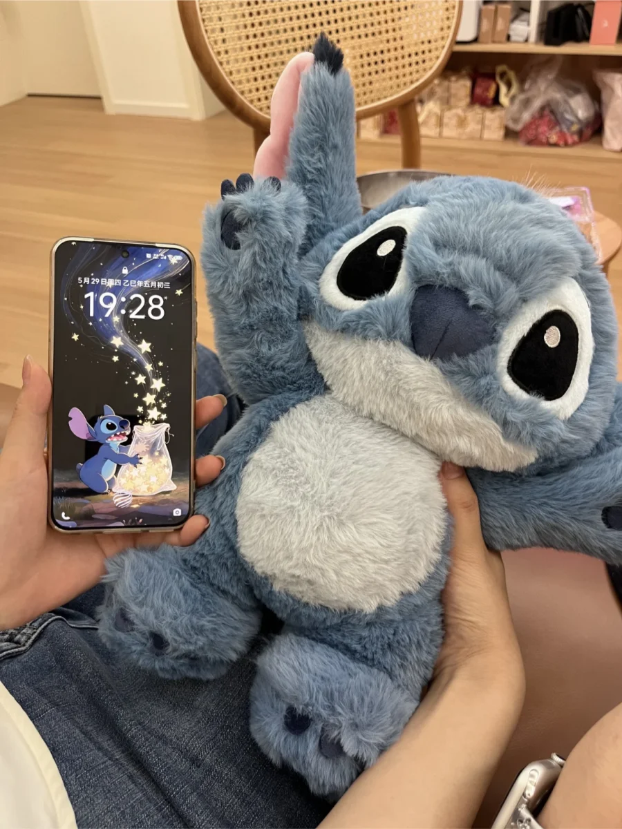 

Disney Stitch Plush Figure Doll 16/28cm Kawaii Anime Backpack Pendant Stuffed Keychain Toy Gift for Fans