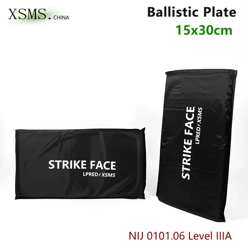 1 / 2PCS NIJ IIIA 3A 6''X12'' Soft Armor Plate UHMWPE Ballistic Vest Bulletproof Backpack Ballistic Board Waist Plate Panels