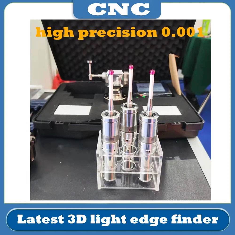 Newly 3D light edge finder CNC machining center sub-center rod detection sensor glowing sound high precision 0.001mm MMP25