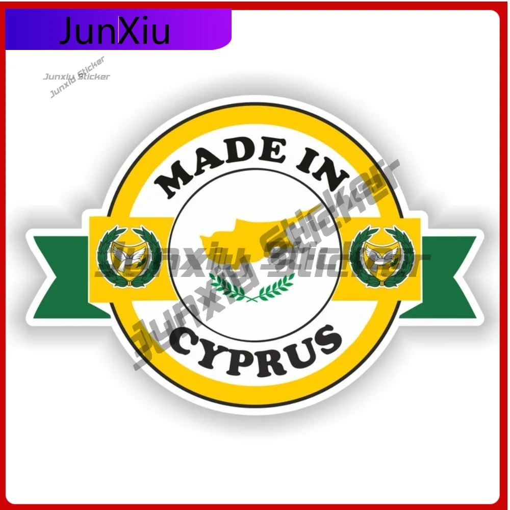 

Made In Cyprus Flag Emblem Vinyl Decal Anti Scratch Custom Decals And Graphics Cars Adventure Motorcycle Camper Refit Stickers