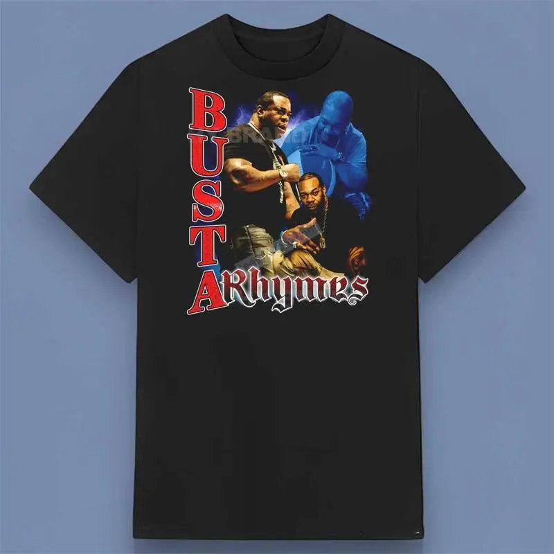Busta Rhymes Rapper Music T-Shirt, Perfect for Gifting to Friends, Available in All Sizes from S to 4XL.